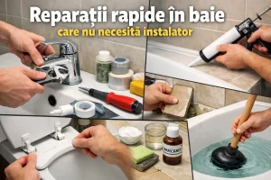 Reparații rapide &icirc;n baie care nu necesită instalator